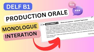 DELF B1 Oral Tips and Tricks for Success 🗣️🇫🇷 french delfb1 delfb2 learnfrench [upl. by Eilrebmik]