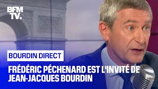 Frédéric Péchenard face à JeanJacques Bourdin en direct [upl. by Neetsyrk]