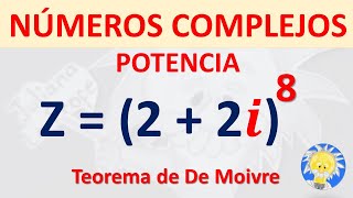 📌 FORMULA DE MOIVRE  Potencias de un número complejo Potencia de Numero complejo Juliana la Profe [upl. by Tessy]