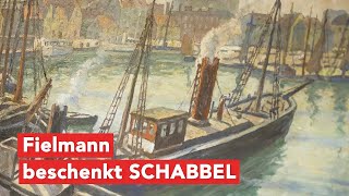 Zwei Gemälde von Fielmann für das SCHABBEL in Wismar [upl. by Nosak]