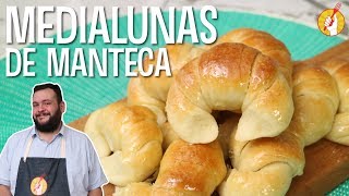 Cómo hacer MEDIALUNAS DE MANTECA Express  Receta DE PANADERÍA  Tenedor Libre [upl. by Ennayehc]