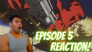 VASH IS SERIOUS  Trigun episode 5  REACTION [upl. by Barr]