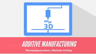 Photopolymerization SLA l material jetting l Additive Manufacturing [upl. by Tiffany]