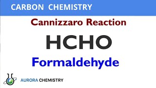 ✍️ CANNIZZARO reaction of FORMALDEHYDE HCHO [upl. by Noseaj]