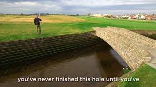 How to play the 18th at Carnoustie [upl. by Rehtul]