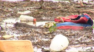 Crews continue debris cleanup in Claytor Lake [upl. by Eittod]