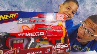 NERF MEGA Accustrike Bulldog Blaster  NERF MEGA BULLDOG Unboxing Review [upl. by Marlin]