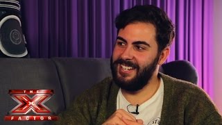 Backstage with TalkTalkTV Andrea Faustini QampA  The X Factor UK 2014 [upl. by Akkeber625]