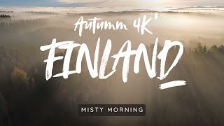 Through the Veil of Mist A Serene Sunrise Drone Journey 4K Slow Relaxation Video [upl. by Risa446]