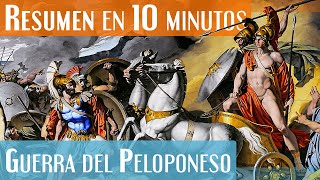 ¿Qué fue la GUERRA del PELOPONESO  Resumen  Causas desarrollo y consecuencias [upl. by Doughman]