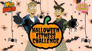 Wild Kratts Halloween Fitness Challenge  Brain Break  GoNoodle Inspired [upl. by Ross]