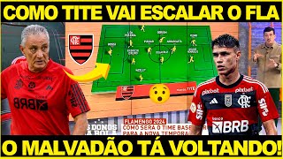 É isso A Escalação do Flamengo para 2024 Vai Ficar Letal com os Reforços Tite Quer Ganhar Tudo [upl. by Alfons]