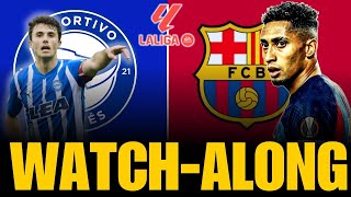 Deportivo Alaves vs Barcelona live watch a long amp match Reaction [upl. by Atal472]