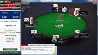 Replay quottazzy791quot Final table PokerStars MicroMillions 116 330 HORSE Turbo 35K Gtd Nov 21 2019 [upl. by Haman]