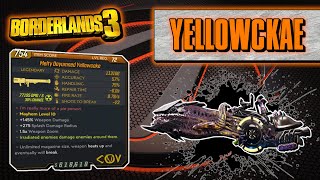 Legendary Item Guide  Yellowcake  Borderlands 3 [upl. by Attiuqaj]