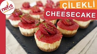 Çilekli Mini Cheesecake Tarifi  Tam Ölçü Muhteşem Lezzet  Nefis Yemek Tarifleri [upl. by Helli]