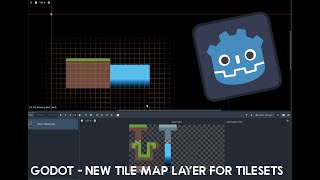 Godot  New Tileset node The Tile Map Layer Godot 43 [upl. by Koralle412]