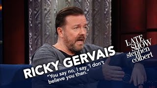 Ricky Gervais And Stephen Go HeadToHead On Religion [upl. by Modestia488]