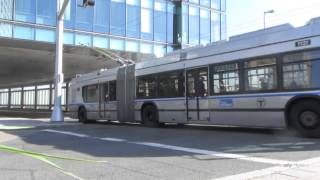 The SilverLine Trolleybus of Boston USA in HD 1080p [upl. by Laurentia]