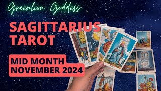 SAGITTARIUS TAROT quotYOUR LUCK IS ABOUT TO CHANGEquot MID MONTH NOVEMBER 2024 [upl. by Ansilma732]