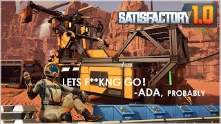 Satisfactory 10 Lets Play amp Walkthrough Ep1 A Catty AI named ADA [upl. by Drarrej]