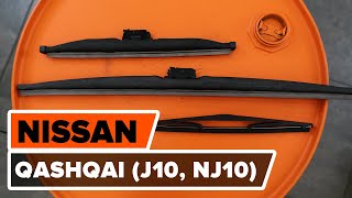 Hoe een ruitenwissers vervangen op een NISSAN QASHQAI J10 NJ10 AUTODOCTUTORIAL [upl. by Hearn]