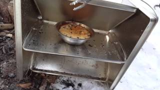 DIY Reflector Oven with phone 2 [upl. by Ellerol]