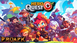 Hero Quest Idle RPG War gameplay Android and iOS game [upl. by Lejeune551]