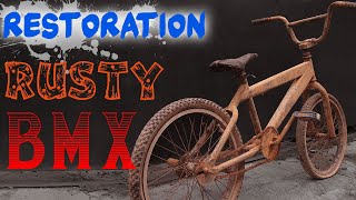 Rusty BMX Complete Restoration [upl. by Jeanelle89]