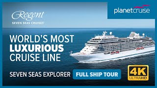 Seven Seas Explorer Full Ship Tour  Planet Cruise [upl. by Kerin]