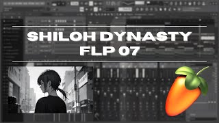 Shiloh Dynasty x Powfu lofi type FLP 07  FL STUDIO PROJECT CHILL BEAT shilohdynasty flp [upl. by Euv]