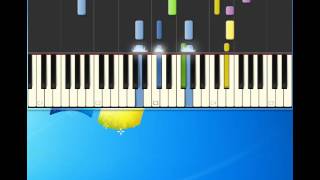 Stille Nacht TC Piano tutorial by Synthesia [upl. by Aiekahs]