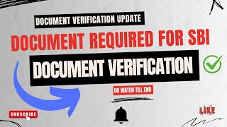 Documents Required For SBI Clerk 2023 DV [upl. by Feinberg839]