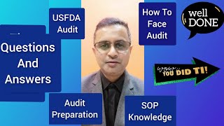 USFDA How to Answer Questions in Audit USFDA GMP pharma aseptic fda inspections PHARMAVEN [upl. by Oicinoid659]