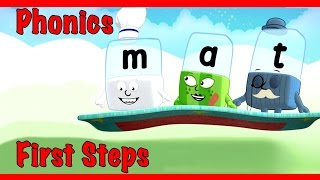 Alphablocks  Word Magic quotMATquot Red Learning Level 1 [upl. by Eenad251]