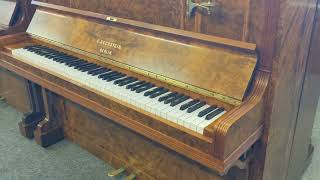 Bechstein Model 4 Walnut Restored Piano [upl. by Adnak842]