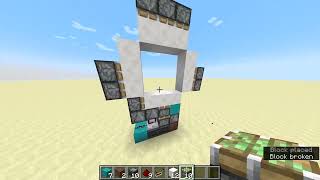 How to make a 3x3 piston door in Minecraft Java 1211 [upl. by Byrle501]