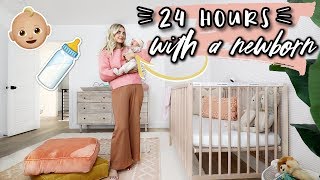 24 HOURS WITH A NEWBORN  Aspyn Ovard [upl. by Erelia]