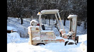 Forklift Yale LPG Cold start [upl. by Gram449]