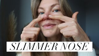 SLIMMER amp SHARPER NOSE Massage amp Exercises [upl. by Barthol]