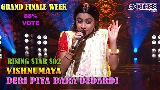 Vishnumaya  BERI PIYA BARA BEDARD  Rising Star 2  14th Apr 18 Finale Week [upl. by Barker994]