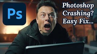 Photoshop Crashing and Freezing Easy Fix Full Tutorial [upl. by Warfourd288]