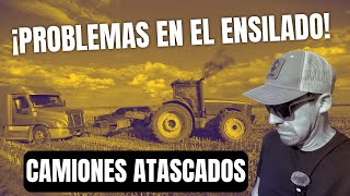 ¡Ensilando a Toda Marcha Problemas con los Camiones Atascados y el Suelo Compactado 🚜🌾 agromenon [upl. by Ragse]