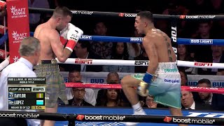 All The Times Teofimo Lopez Was Having Fun MidFight Against Josh Taylor [upl. by Beisel957]