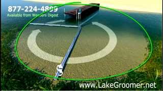 quotLAKE GROOMERquot for lake weed control and lake muck removal [upl. by Amahcen]