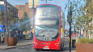 NEW TRANSFER Grant Palmer Volvo B9TL Wright Eclipse Gemini 2 717 BU54 WAY on Route C [upl. by Ihc]