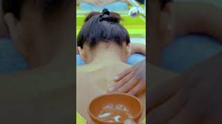 Refreshing Indian Back Massage ASMR  shorts amp Relaxing [upl. by Aihcela926]