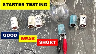 922 How to test tubelight starter [upl. by Hoffert190]