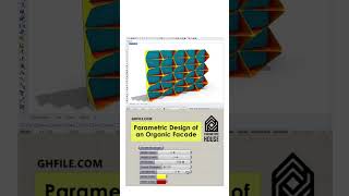 Grasshopper Weaverbird Parametric Facade shorts [upl. by Odraccir]