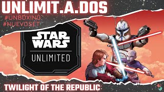 STAR WARS UNLIMITED  TWILIGHT OF THE REPUBLIC SET 3 UNBOXING [upl. by Rector]